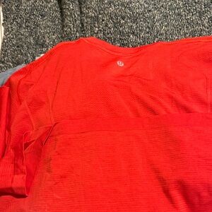 lululemon athletica Bold Red Short Sleeve Tee
